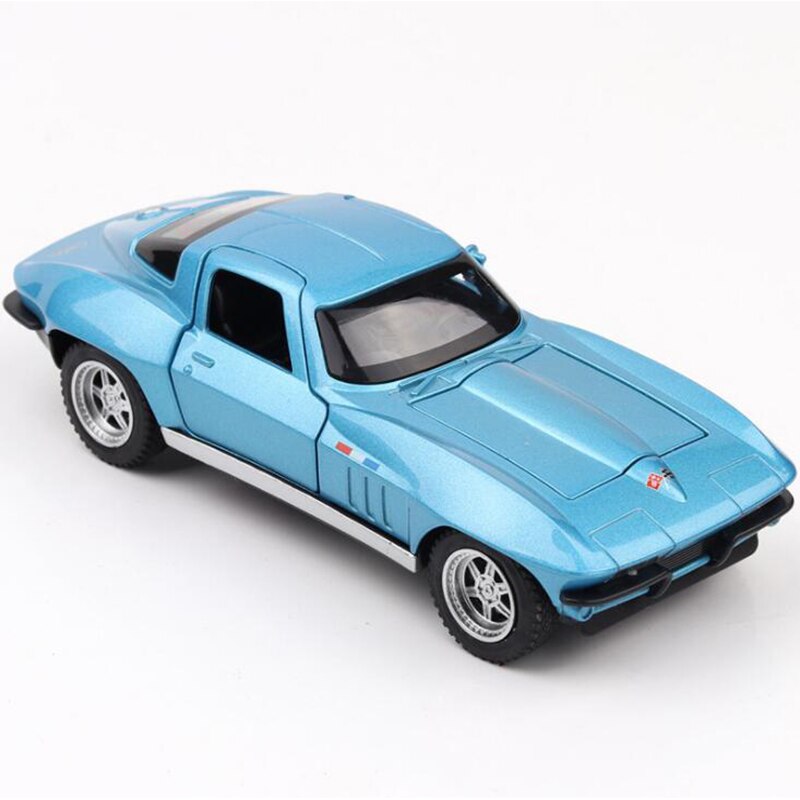 15.3CM 1:32 Scale Blue Color Metal Alloy Chevrolet Corvette C2 Racing Car Pull Back Diecast Vehicles Model Toys For Children 15.3CM 1:32 Scale Blue Color Metal Alloy Chevrolet Corvette C2 Racing Car Pull Back Diecast Vehicles Model Toys For Children