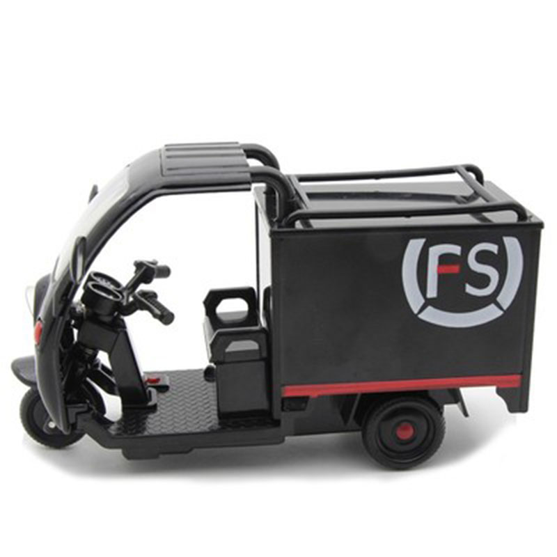 Express Tricycle Alloy Battery Diecast Model Car Sound and Light Simulation Children's Toys Collection Art Ornaments for Fans Express Tricycle Alloy Battery Diecast Model Car Sound and Light Simulation Children's Toys Collection Art Ornaments for Fans