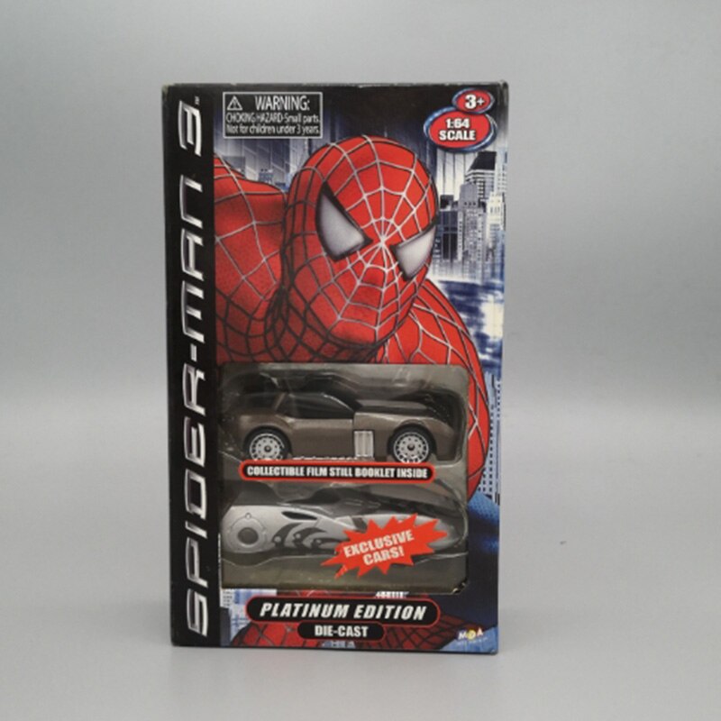 2pcs/set 1/64 scale classic spyder racing car model with pictorial vehicles diecast miniature model collection collective gifts