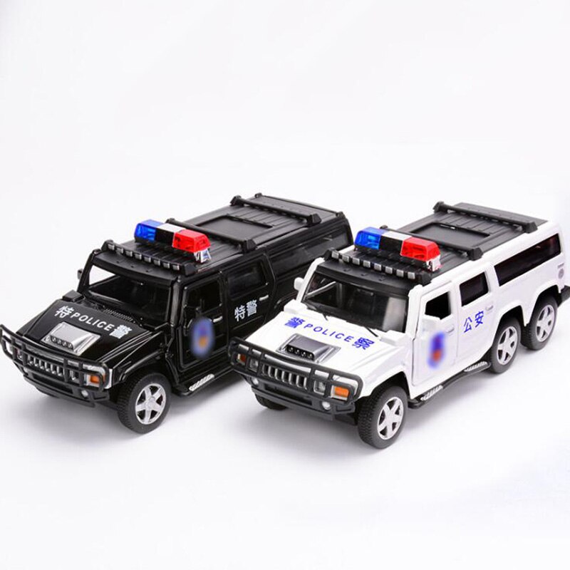 17CM 1:32 Scale Metal Alloy Classic Police Hummer SUV Off Road Auto Car Model Pull back Model Diecast Vehicles Toys F Children 17CM 1:32 Scale Metal Alloy Classic Police Hummer SUV Off Road Auto Car Model Pull back Model Diecast Vehicles Toys F Children