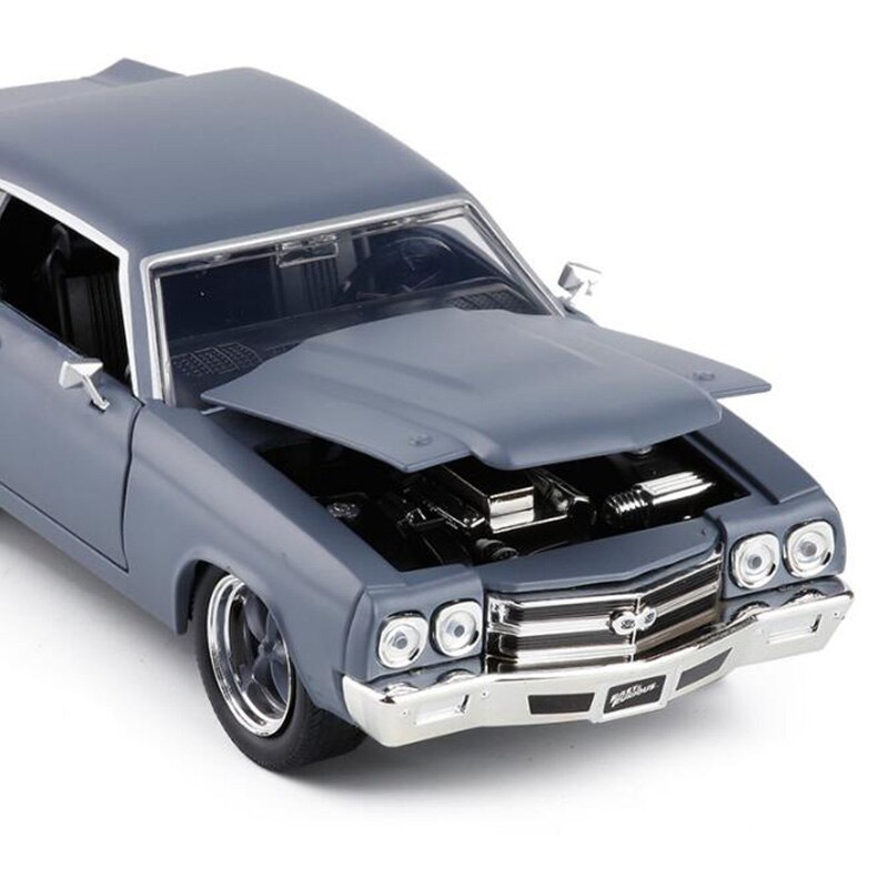 22CM 1:24 Scale Metal Alloy Chevrolet DOM'S SS Racing Car Pull Back Diecast Vehicles Model Toys F Children Collection 22CM 1:24 Scale Metal Alloy Chevrolet DOM'S SS Racing Car Pull Back Diecast Vehicles Model Toys F Children Collection