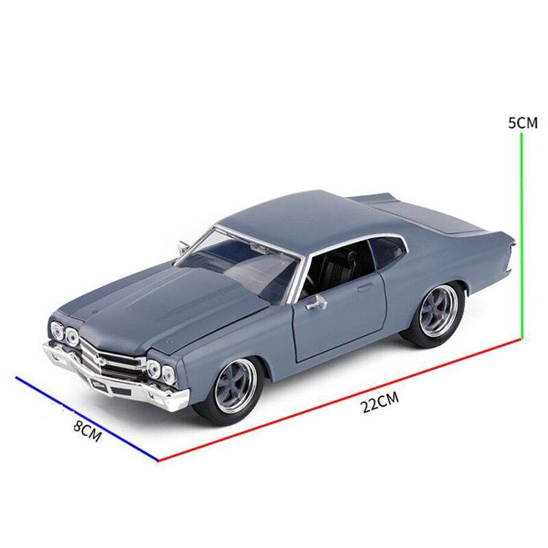22CM 1:24 Scale Metal Alloy Chevrolet DOM'S SS Racing Car Pull Back Diecast Vehicles Model Toys F Children Collection 22CM 1:24 Scale Metal Alloy Chevrolet DOM'S SS Racing Car Pull Back Diecast Vehicles Model Toys F Children Collection