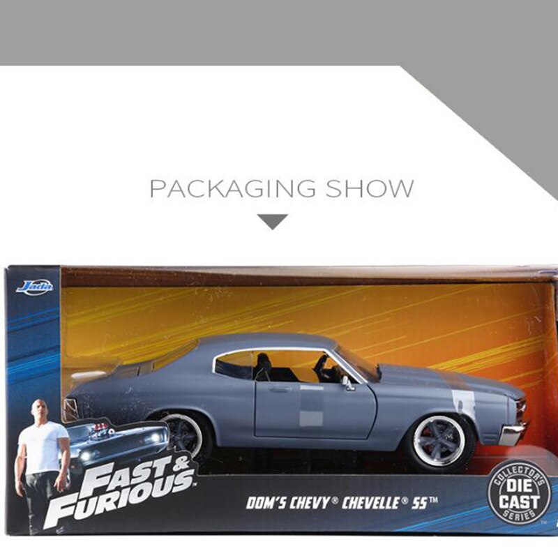 22CM 1:24 Scale Metal Alloy Chevrolet DOM'S SS Racing Car Pull Back Diecast Vehicles Model Toys F Children Collection 22CM 1:24 Scale Metal Alloy Chevrolet DOM'S SS Racing Car Pull Back Diecast Vehicles Model Toys F Children Collection