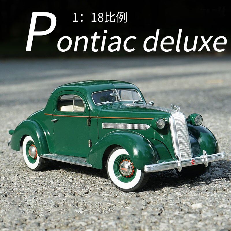 Diecast Car Model Toy 1/18 Scale Metal Alloy Classic Car Model Vintage pontiac deluxe 1936 For Collection Diecast Car Model Toy 1/18 Scale Metal Alloy Classic Car Model Vintage pontiac deluxe 1936 For Collection