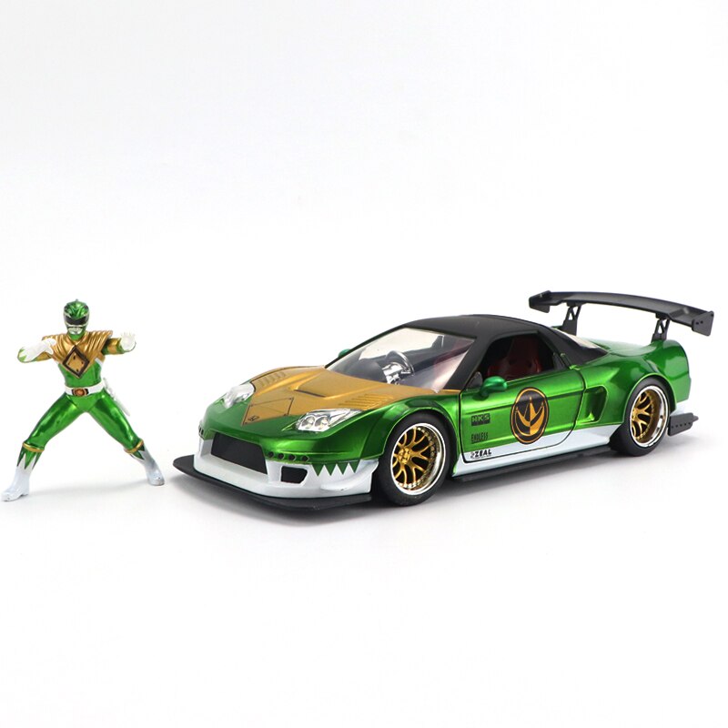 1/24 Scale diecast alloy for 2002 NSX TYPE R with Doll car Model Toy Collection Display Decorations