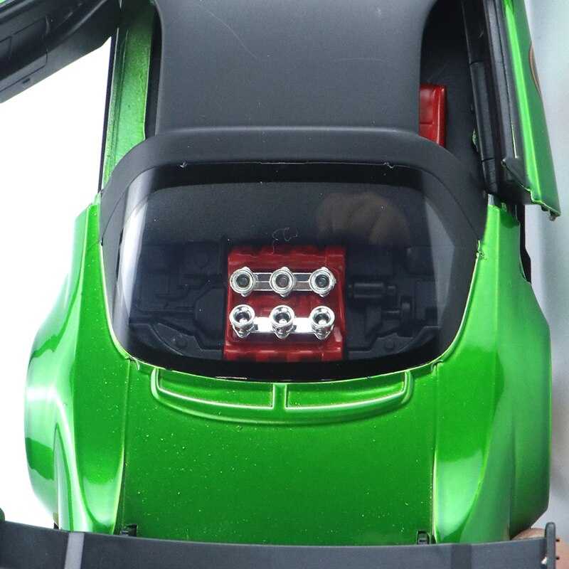 1/24 Scale diecast alloy for 2002 NSX TYPE R with Doll car Model Toy Collection Display Decorations