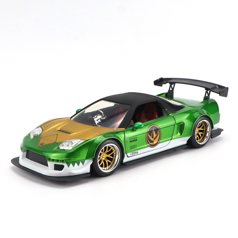 1/24 Scale diecast alloy for 2002 NSX TYPE R with Doll car Model Toy Collection Display Decorations