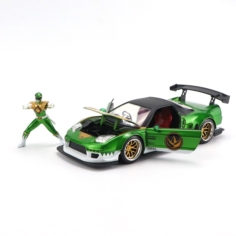 1/24 Scale diecast alloy for 2002 NSX TYPE R with Doll car Model Toy Collection Display Decorations