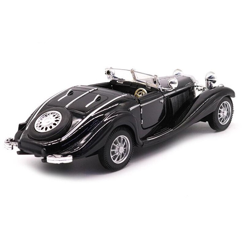 Black Color 1:28 Scale 16.8CM Metal Alloy Diecasts 500K Classic Pull Back 1936 car Model Vehicles Model Toys For Kids Collection Black Color 1:28 Scale 16.8CM Metal Alloy Diecasts 500K Classic Pull Back 1936 car Model Vehicles Model Toys For Kids Collection