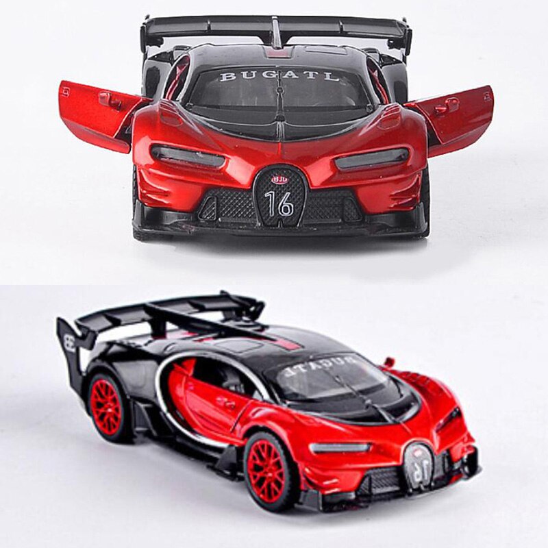 14.5CM 1:32 Scale Metal Alloy Bugatti Veyron GT Auto Car Model Auto Car Model Pull back Model Diecast Vehicles Toys F Children