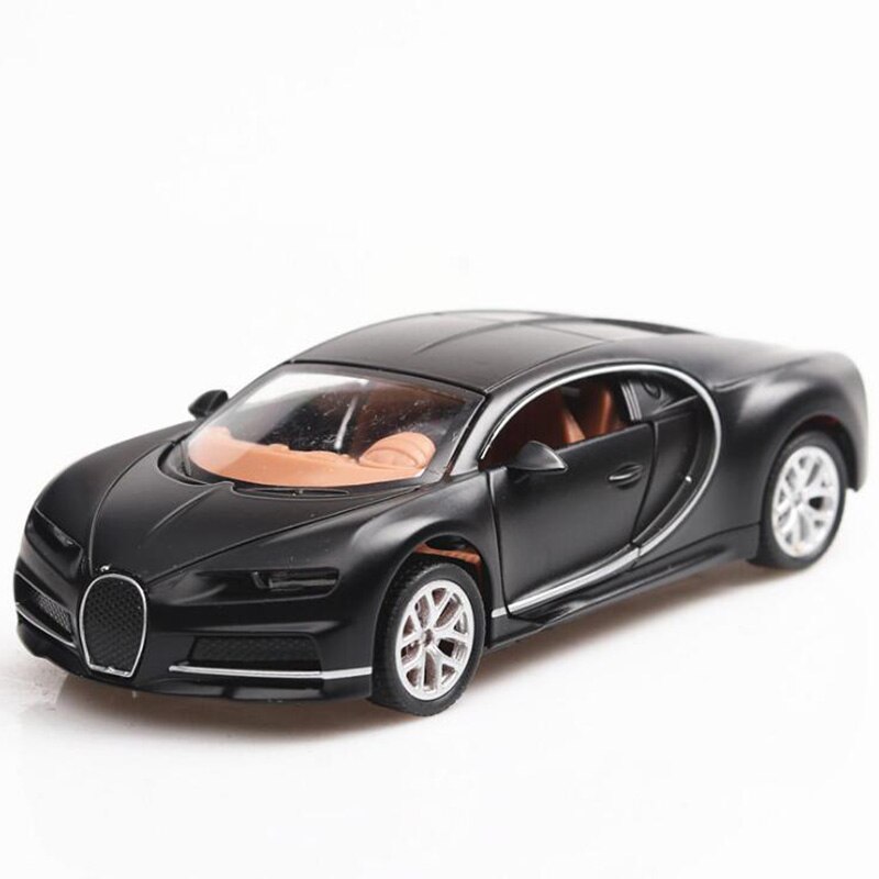 1/36 Scale Toy Car Bugatti Chiron Metal Alloy Sports Car Diecasts Vehicles Model Miniature Toys For Children Kids Collection