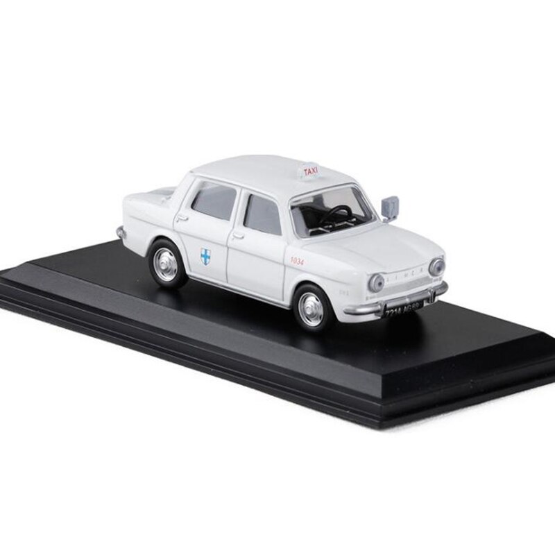 White color 1:43 Scale Metal Alloy Classic SIMCA 1000 Marseille 1962 cab Taxi Car Model Diecast Vehicles Toys Collection White color 1:43 Scale Metal Alloy Classic SIMCA 1000 Marseille 1962 cab Taxi Car Model Diecast Vehicles Toys Collection