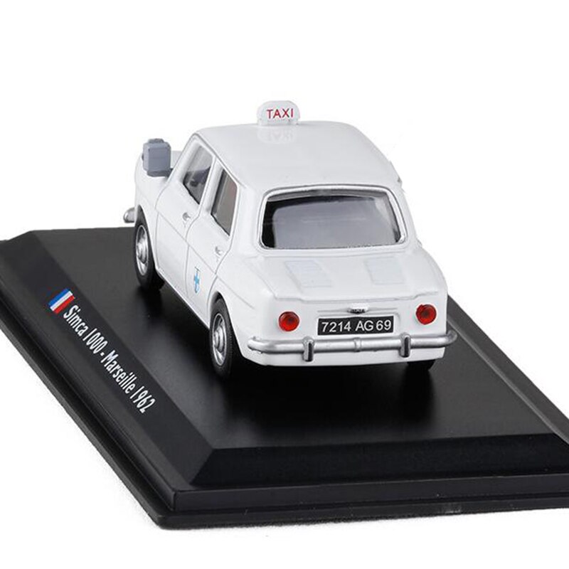 White color 1:43 Scale Metal Alloy Classic SIMCA 1000 Marseille 1962 cab Taxi Car Model Diecast Vehicles Toys Collection White color 1:43 Scale Metal Alloy Classic SIMCA 1000 Marseille 1962 cab Taxi Car Model Diecast Vehicles Toys Collection