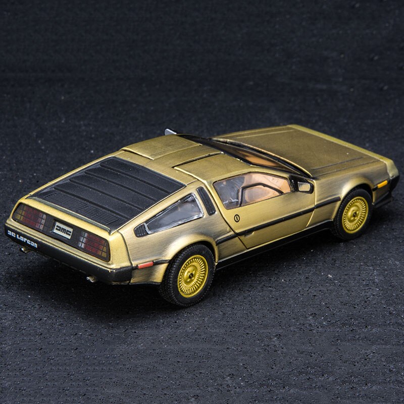 1/43 Scale Metal Alloy Car Diecast Model Time Machine DeLorean DMC-12 Model Toy Back to the Future Collecection 1/43 Scale Metal Alloy Car Diecast Model Time Machine DeLorean DMC-12 Model Toy Back to the Future Collecection