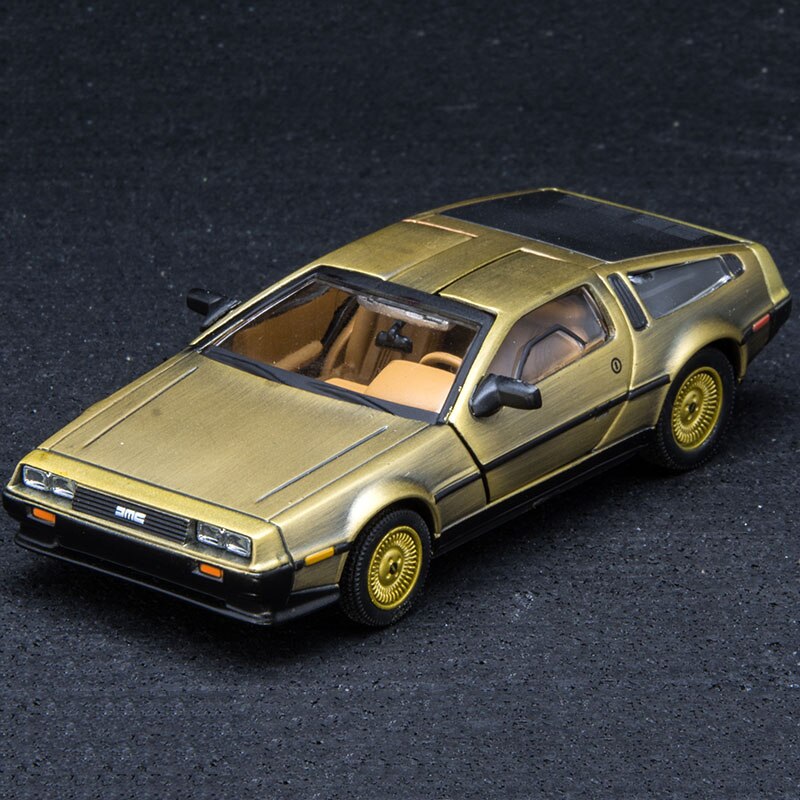 1/43 Scale Metal Alloy Car Diecast Model Time Machine DeLorean DMC-12 Model Toy Back to the Future Collecection 1/43 Scale Metal Alloy Car Diecast Model Time Machine DeLorean DMC-12 Model Toy Back to the Future Collecection