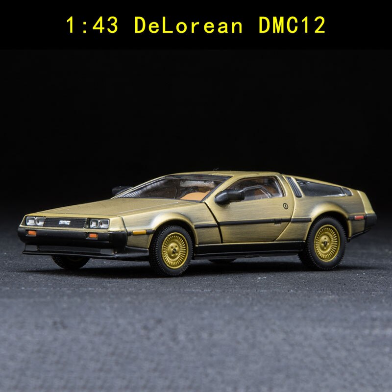 1/43 Scale Metal Alloy Car Diecast Model Time Machine DeLorean DMC-12 Model Toy Back to the Future Collecection 1/43 Scale Metal Alloy Car Diecast Model Time Machine DeLorean DMC-12 Model Toy Back to the Future Collecection