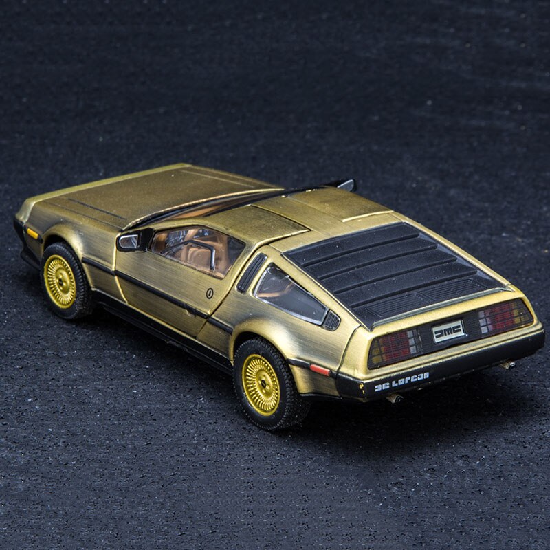 1/43 Scale Metal Alloy Car Diecast Model Time Machine DeLorean DMC-12 Model Toy Back to the Future Collecection 1/43 Scale Metal Alloy Car Diecast Model Time Machine DeLorean DMC-12 Model Toy Back to the Future Collecection
