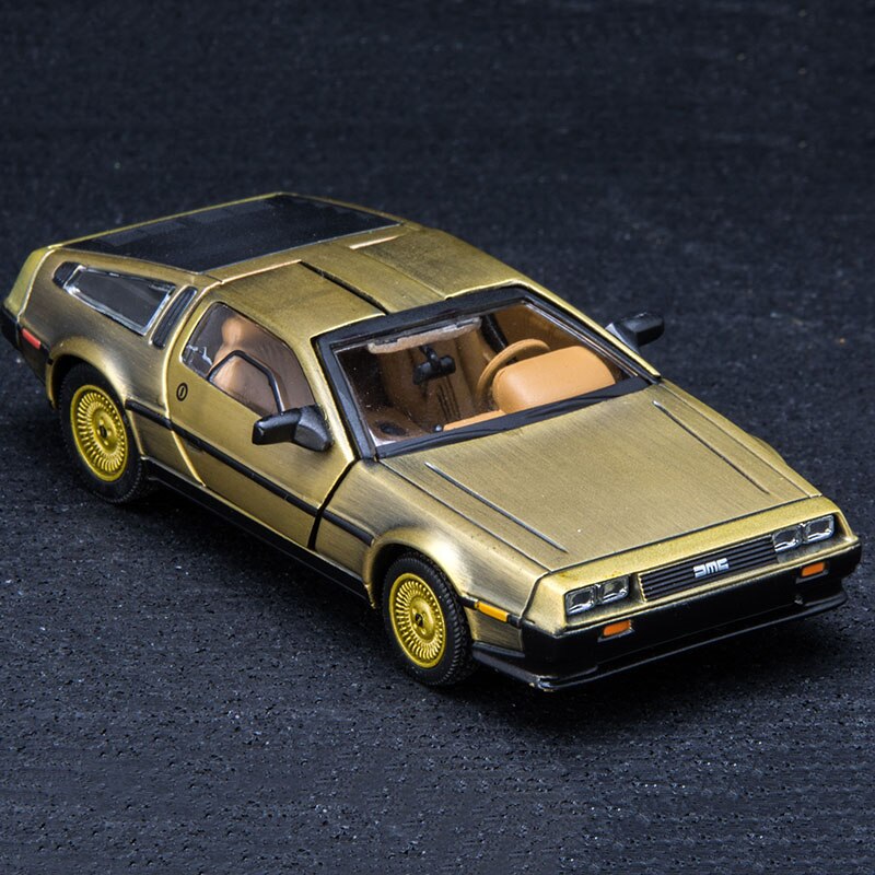 1/43 Scale Metal Alloy Car Diecast Model Time Machine DeLorean DMC-12 Model Toy Back to the Future Collecection 1/43 Scale Metal Alloy Car Diecast Model Time Machine DeLorean DMC-12 Model Toy Back to the Future Collecection