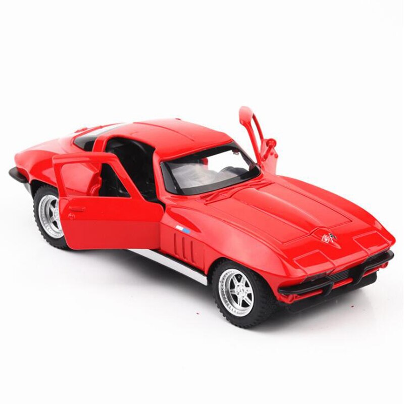 15.3CM 1:32 Scale Red Color Metal Alloy Chevrolet Corvette C2 Racing Car Pull Back Diecast Vehicles Model Toys For Children Kids 15.3CM 1:32 Scale Red Color Metal Alloy Chevrolet Corvette C2 Racing Car Pull Back Diecast Vehicles Model Toys For Children Kids