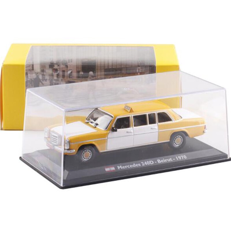 12.6CM 1:43 Scale Metal Alloy Yellow Color Classic Lebanon 240D Beirut 1970 Taxi Car Model Diecast Vehicles Toys F Collection 12.6CM 1:43 Scale Metal Alloy Yellow Color Classic Lebanon 240D Beirut 1970 Taxi Car Model Diecast Vehicles Toys F Collection