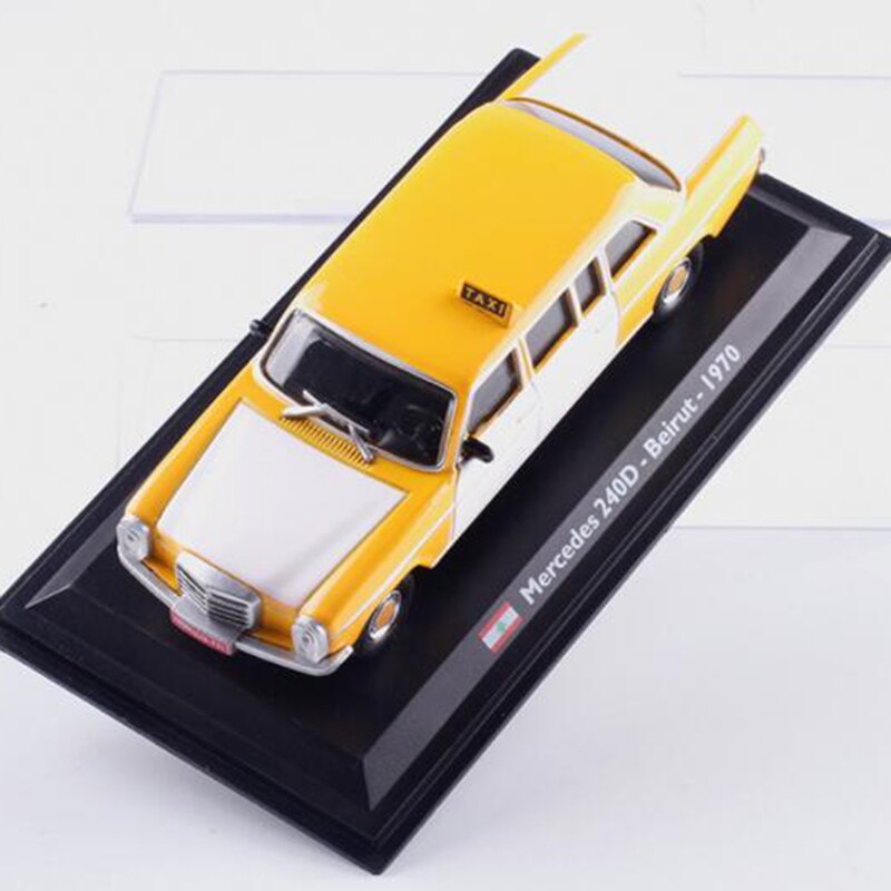 12.6CM 1:43 Scale Metal Alloy Yellow Color Classic Lebanon 240D Beirut 1970 Taxi Car Model Diecast Vehicles Toys F Collection 12.6CM 1:43 Scale Metal Alloy Yellow Color Classic Lebanon 240D Beirut 1970 Taxi Car Model Diecast Vehicles Toys F Collection