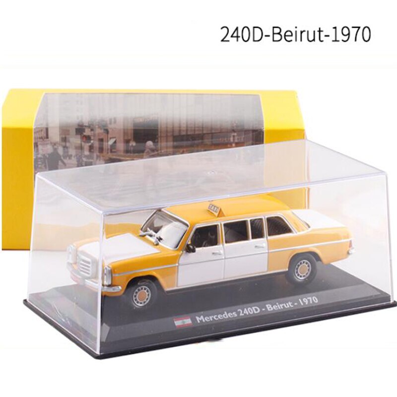 12.6CM 1:43 Scale Metal Alloy Yellow Color Classic Lebanon 240D Beirut 1970 Taxi Car Model Diecast Vehicles Toys F Collection 12.6CM 1:43 Scale Metal Alloy Yellow Color Classic Lebanon 240D Beirut 1970 Taxi Car Model Diecast Vehicles Toys F Collection
