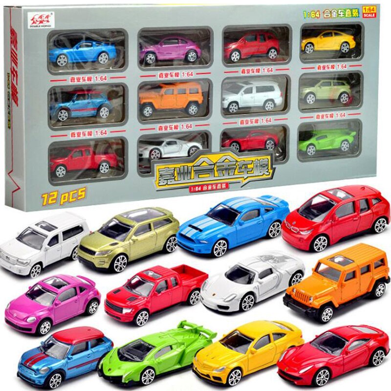 12pcs/set 1:64 Scale Metal Alloy Car Model Diecasts Vehicles Model Toys For Children Kids Gifts 12pcs/set 1:64 Scale Metal Alloy Car Model Diecasts Vehicles Model Toys For Children Kids Gifts
