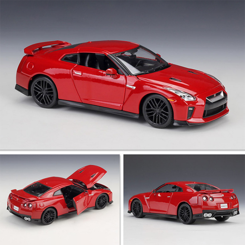 Car Model Toy 1:24 Scale Metal Alloy Classic Car Diecast alloy Model GTR Collection for Kids