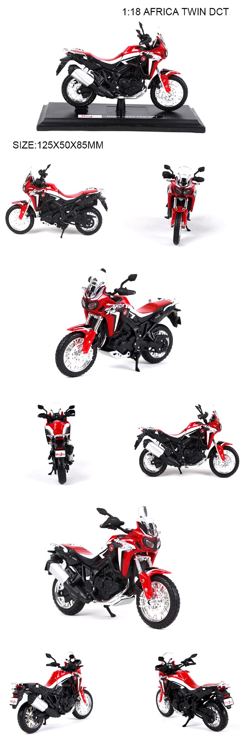 Maisto 1:18 Motorcycle Models Africa Twin DCT Red Alloy Model Motorcycle Model Motor Bike Miniature Race Toy For Gift Collection Maisto 1:18 Motorcycle Models Africa Twin DCT Red Alloy Model Motorcycle Model Motor Bike Miniature Race Toy For Gift Collection