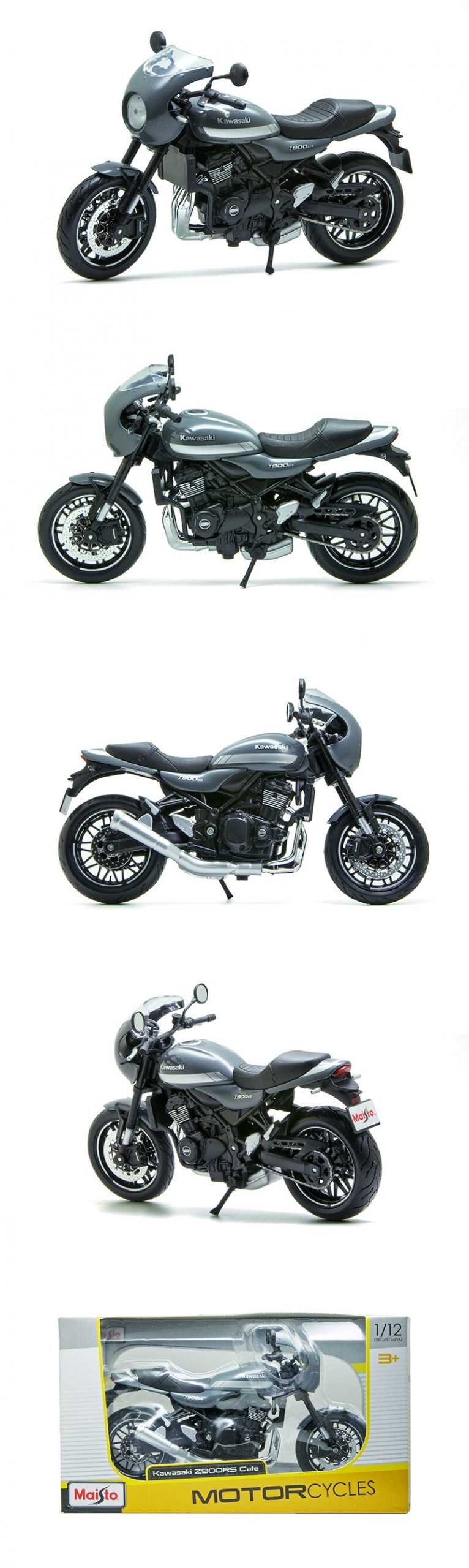 MAISTO Z900RS Cafe Glay motorcycle model 1:12 scale Motorcycle Diecast Metal Bike Miniature Race Toy For Gift Collection