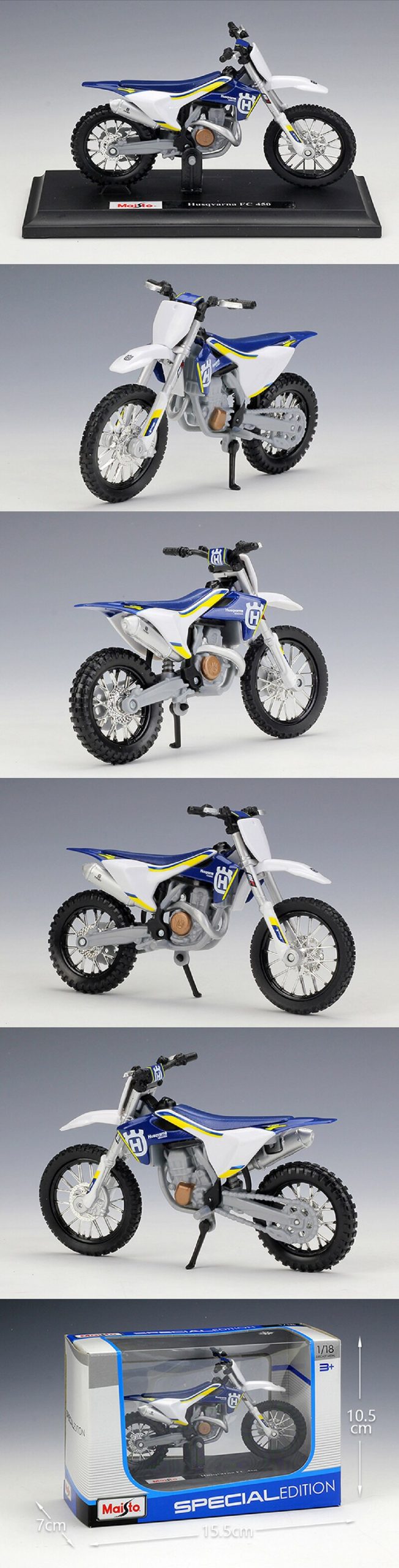 Maisto 1:18 Husqvarna FC450 Vitpilen 701 Alloy Model Motorcycle Model Motor Bike Miniature Race Toy For Gift Collection Maisto 1:18 Husqvarna FC450 Vitpilen 701 Alloy Model Motorcycle Model Motor Bike Miniature Race Toy For Gift Collection