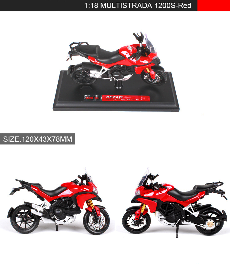 Maisto 1:18 Motorcycle Models Diavel HYPERMOTARD SP SPORT 1000 Race Model Bike Base Diecast Children Toy For Gift Collection Maisto 1:18 Motorcycle Models Diavel HYPERMOTARD SP SPORT 1000 Race Model Bike Base Diecast Children Toy For Gift Collection
