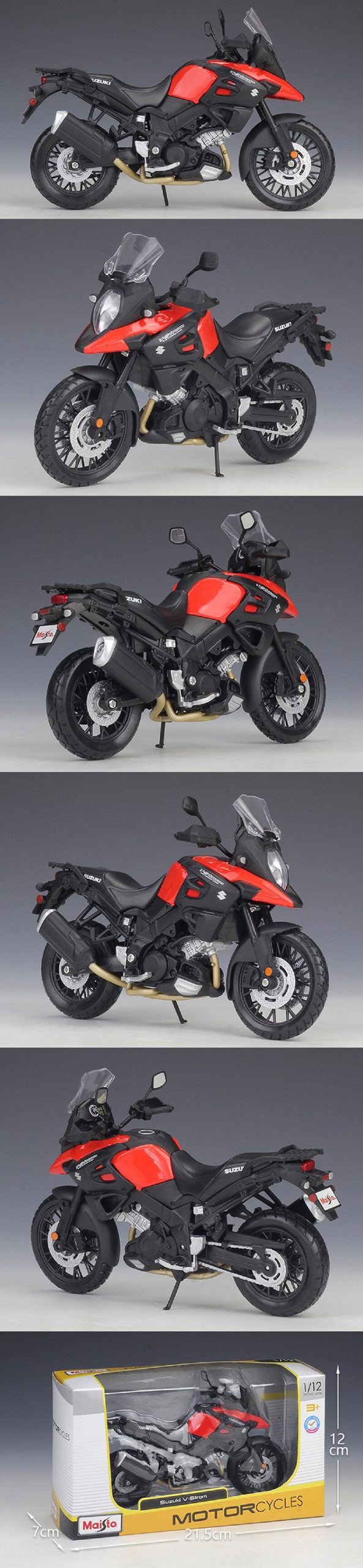 MAISTO Motorcycle Model SUZUKI V-Storm 1:12 scale Motorcycle Diecast Metal Bike Miniature Race Toy For Gift Collection MAISTO Motorcycle Model SUZUKI V-Storm 1:12 scale Motorcycle Diecast Metal Bike Miniature Race Toy For Gift Collection