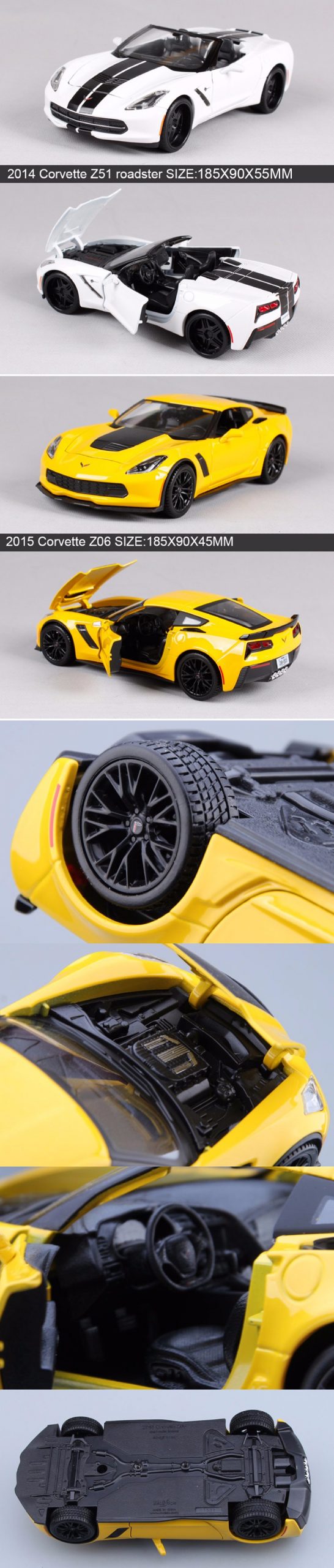 maisto Corvette Z51 Z06 1:24 Model Toy Vehicle Car model Metal Toys gift modified car simulation model For Collection maisto Corvette Z51 Z06 1:24 Model Toy Vehicle Car model Metal Toys gift modified car simulation model For Collection
