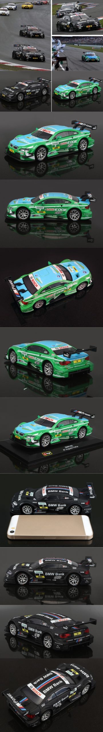 BBURAGO 1:32 Diecast Model Car DTM M3 1:32 Metal Racing Vehicle Play Collectible Models Sport Cars toys For Gift