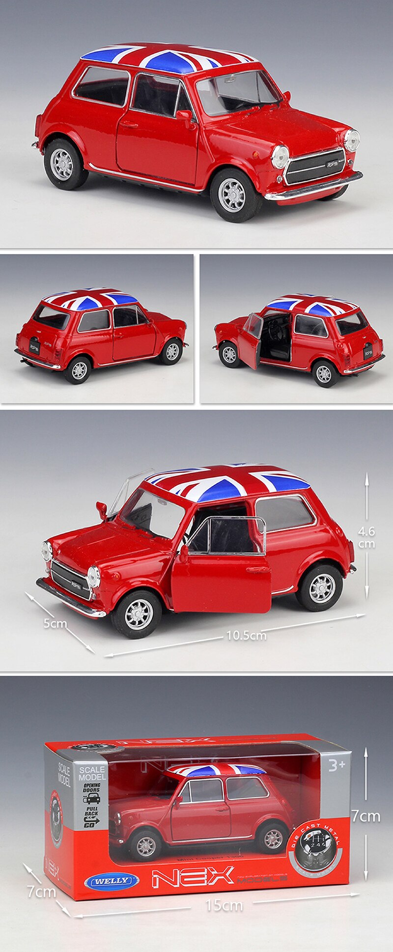 1:36 Diecast Models Mini Cooper1300 Model Toys Alloy Car Diecast Metal Pull Back Car Toy For Gift Collection 1:36 Diecast Models Mini Cooper1300 Model Toys Alloy Car Diecast Metal Pull Back Car Toy For Gift Collection