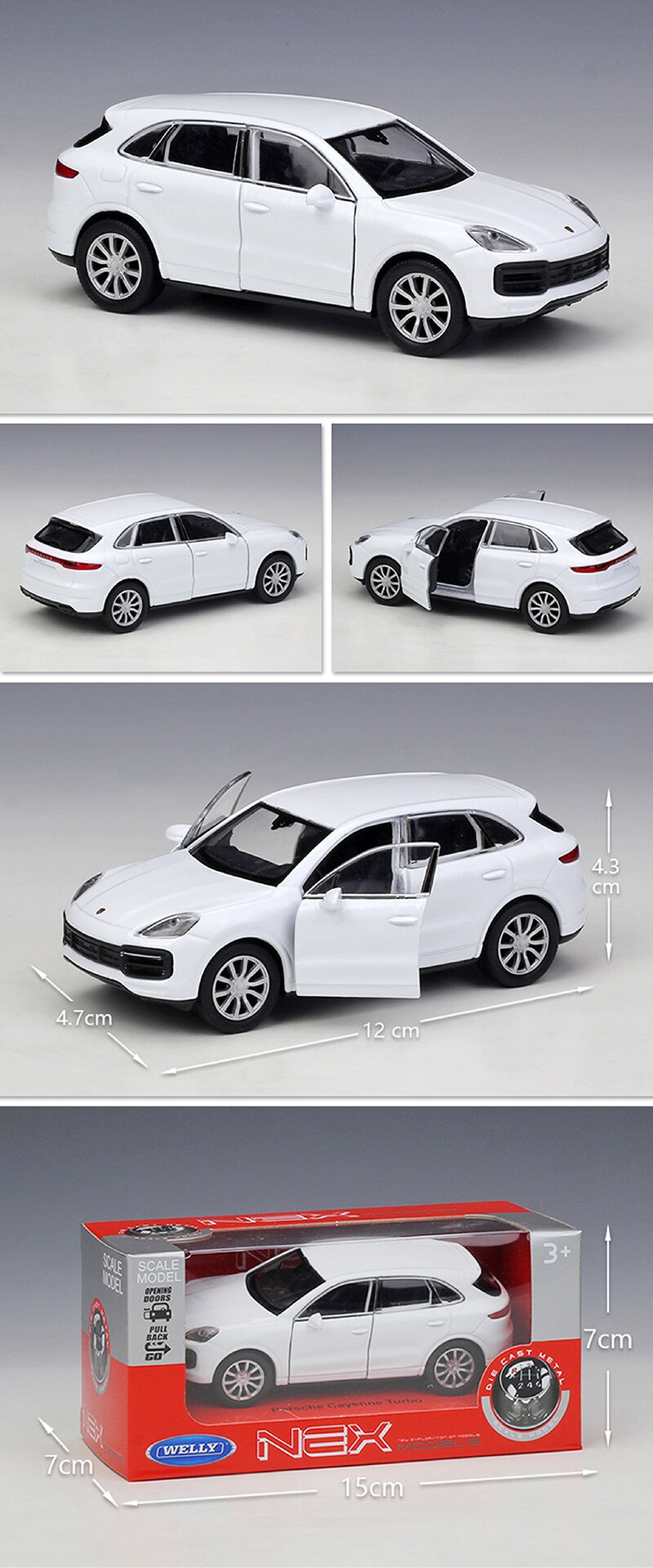 1:36 Diecast Models Ca yenne Turbo SUV Model Toys Alloy Car Diecast Metal Pull Back Car Original box Toy For Gift Collection 1:36 Diecast Models Ca yenne Turbo SUV Model Toys Alloy Car Diecast Metal Pull Back Car Original box Toy For Gift Collection