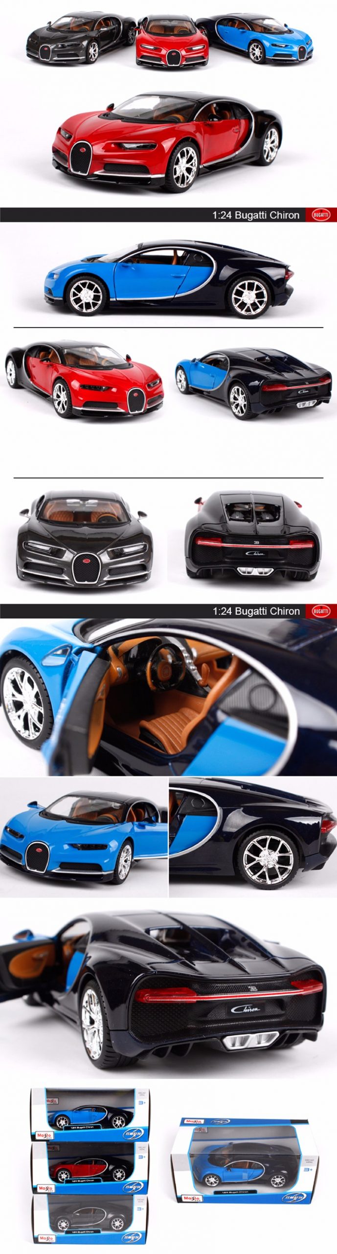 Maisto 1:24 Chiron Diecast Model Car Alloy Model Metal Car Kids Toys Roadster Car simulation model For Gift Collection Maisto 1:24 Chiron Diecast Model Car Alloy Model Metal Car Kids Toys Roadster Car simulation model For Gift Collection
