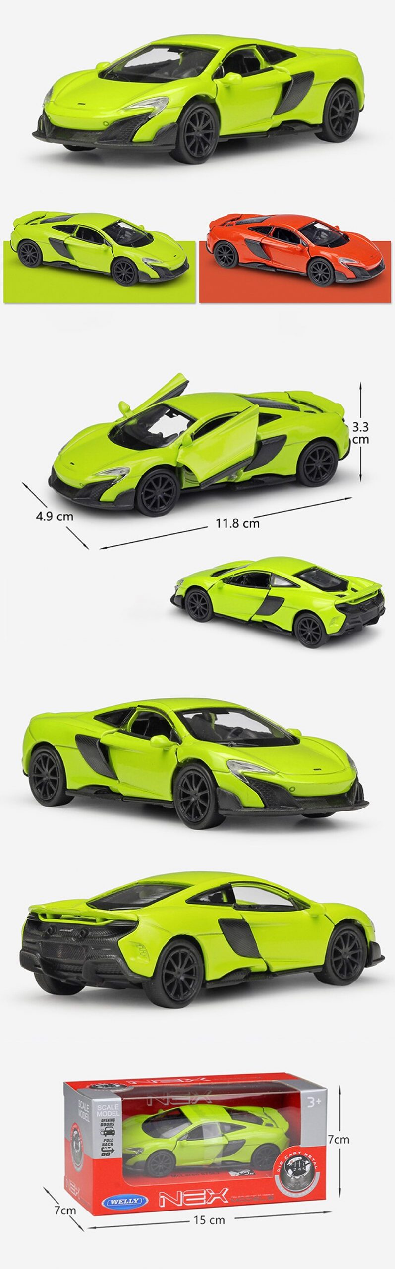 1:36 Diecast Models Mclaren 675LT Coupe Model Toys Alloy Car Diecast Metal Pull Back Car Toy For Gift Collection 1:36 Diecast Models Mclaren 675LT Coupe Model Toys Alloy Car Diecast Metal Pull Back Car Toy For Gift Collection