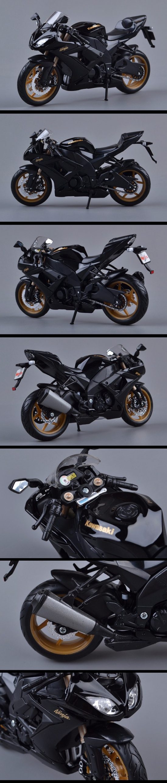 MAISTO KWSK ZX10R Ninja Black 1:12 scale models Motorcycle Diecast Metal Bike Miniature Race Toy For Gift Collection MAISTO KWSK ZX10R Ninja Black 1:12 scale models Motorcycle Diecast Metal Bike Miniature Race Toy For Gift Collection