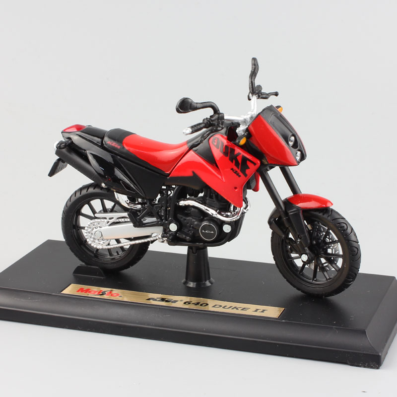 1/18 Scale 640 Duke II Motorcycle Diecasts Model Riders Bike Super Motard Vehicle Supermoto Enduro Replicas Toys For Childrens 1/18 Scale 640 Duke II Motorcycle Diecasts Model Riders Bike Super Motard Vehicle Supermoto Enduro Replicas Toys For Childrens