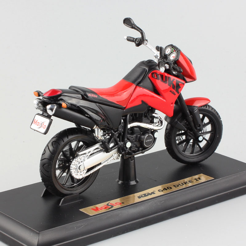 1/18 Scale 640 Duke II Motorcycle Diecasts Model Riders Bike Super Motard Vehicle Supermoto Enduro Replicas Toys For Childrens 1/18 Scale 640 Duke II Motorcycle Diecasts Model Riders Bike Super Motard Vehicle Supermoto Enduro Replicas Toys For Childrens