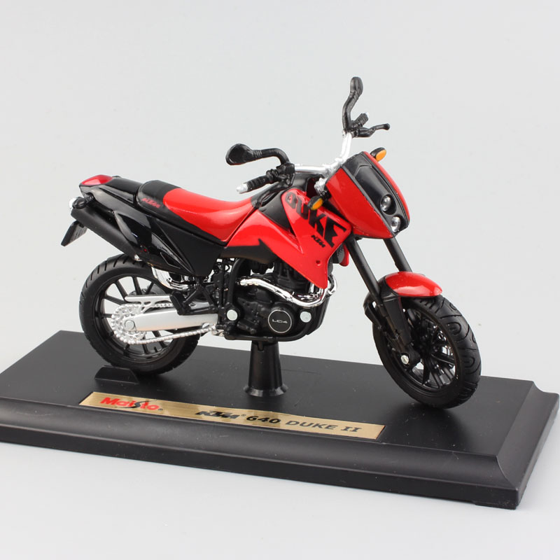 1/18 Scale 640 Duke II Motorcycle Diecasts Model Riders Bike Super Motard Vehicle Supermoto Enduro Replicas Toys For Childrens 1/18 Scale 640 Duke II Motorcycle Diecasts Model Riders Bike Super Motard Vehicle Supermoto Enduro Replicas Toys For Childrens