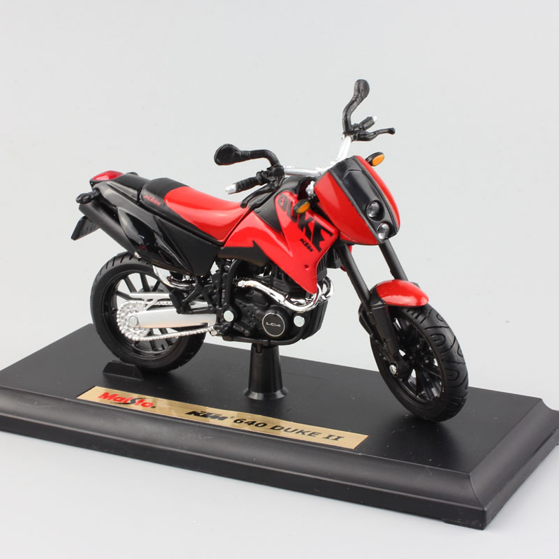 1/18 Scale 640 Duke II Motorcycle Diecasts Model Riders Bike Super Motard Vehicle Supermoto Enduro Replicas Toys For Childrens 1/18 Scale 640 Duke II Motorcycle Diecasts Model Riders Bike Super Motard Vehicle Supermoto Enduro Replicas Toys For Childrens