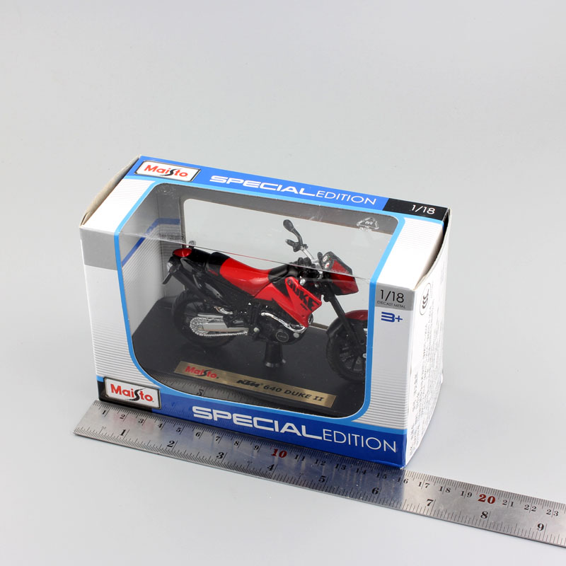 1/18 Scale 640 Duke II Motorcycle Diecasts Model Riders Bike Super Motard Vehicle Supermoto Enduro Replicas Toys For Childrens 1/18 Scale 640 Duke II Motorcycle Diecasts Model Riders Bike Super Motard Vehicle Supermoto Enduro Replicas Toys For Childrens