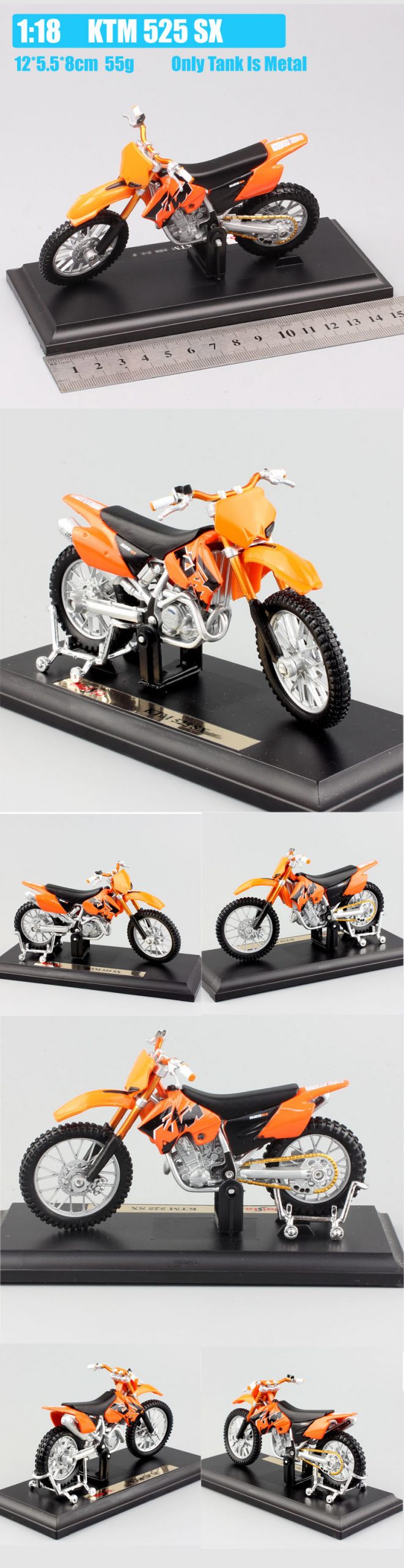 1:18 Scale Maisto Motorcycle 450 EXC Rally SXF SX520 525 640 Duke Motocross Dirt Racing Bike Diecasts Vehicles Enduro Models Toy 1:18 Scale Maisto Motorcycle 450 EXC Rally SXF SX520 525 640 Duke Motocross Dirt Racing Bike Diecasts Vehicles Enduro Models Toy