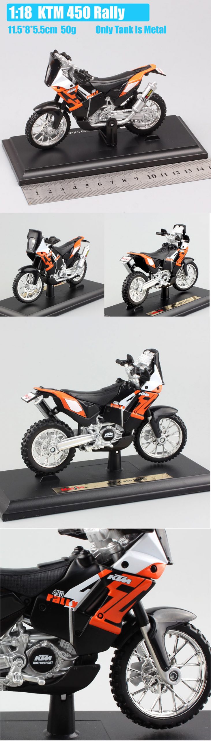 1:18 Scale Maisto Motorcycle 450 EXC Rally SXF SX520 525 640 Duke Motocross Dirt Racing Bike Diecasts Vehicles Enduro Models Toy 1:18 Scale Maisto Motorcycle 450 EXC Rally SXF SX520 525 640 Duke Motocross Dirt Racing Bike Diecasts Vehicles Enduro Models Toy