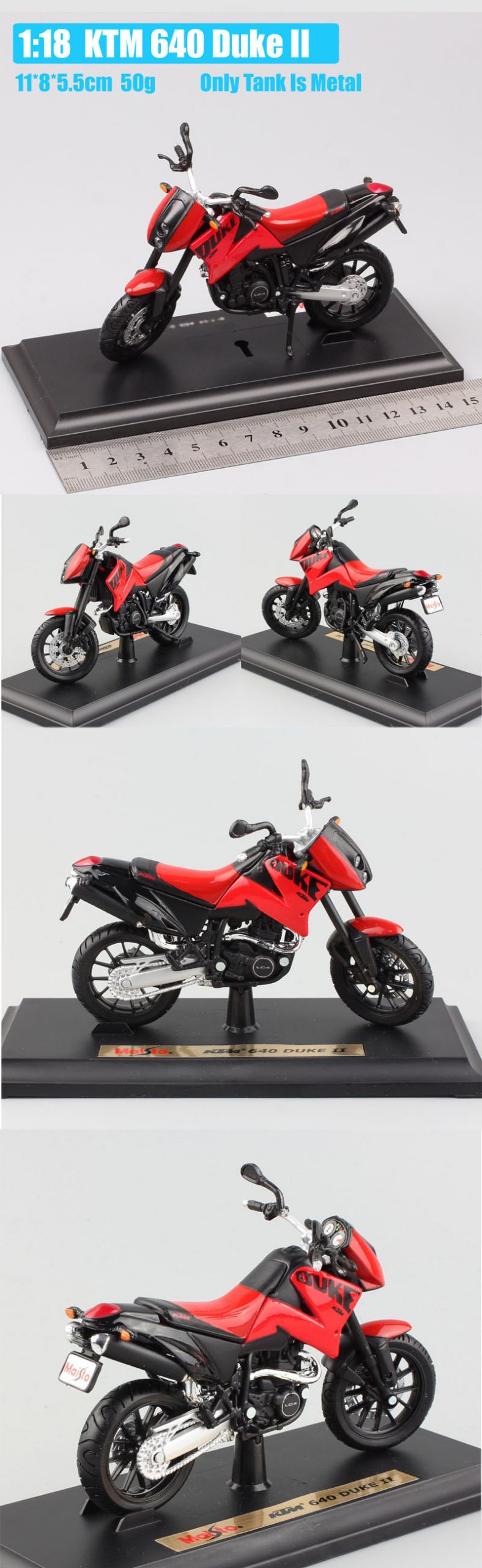 1:18 Scale Maisto Motorcycle 450 EXC Rally SXF SX520 525 640 Duke Motocross Dirt Racing Bike Diecasts Vehicles Enduro Models Toy 1:18 Scale Maisto Motorcycle 450 EXC Rally SXF SX520 525 640 Duke Motocross Dirt Racing Bike Diecasts Vehicles Enduro Models Toy
