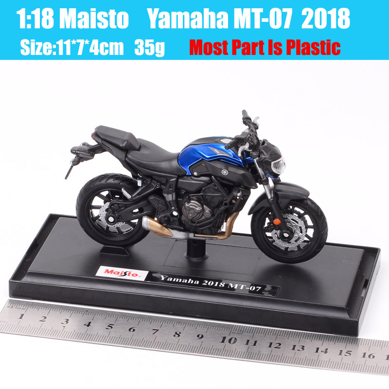 1/18 Scale Maisto 2018 Yamaha MT-07 Model Motorcycle Diecasts & Toy Vehicles YZR-M1 Bike YZF R1 R6 Road Star Racing Of Kids Gift 1/18 Scale Maisto 2018 Yamaha MT-07 Model Motorcycle Diecasts & Toy Vehicles YZR-M1 Bike YZF R1 R6 Road Star Racing Of Kids Gift