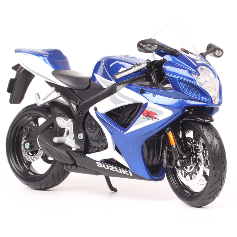 Masito 1:12 Scale Suzuki GSX-R750 Diecast Model Motorcycle Racer Diecasts & Toy Vehicles Sports Moto Bike Gixer Kids Toy Replica